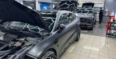 Оклейка крыши с эффектом панорамы